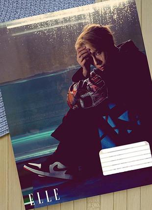 Тетрадь джексон ван jackson wang k-pop клетка на 18 листов (30598)