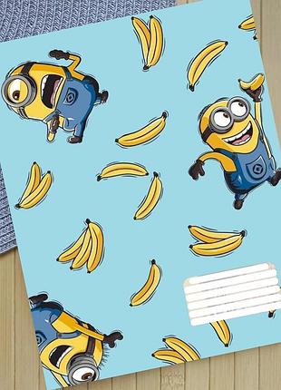 Тетрадь миньоны minions в клетку 18 листов (29166)