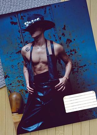 Тетрадь джексон ван jackson wang k-pop клетка на 18 листов (30607)