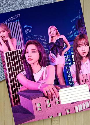Тетрадь эспа aespa k-pop линия на 18 листов (30568)