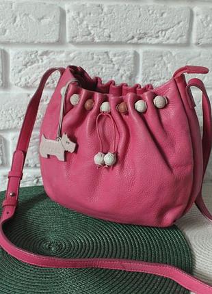 Нежная сумочка radley. натуральная кожа