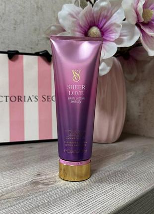 Парфумований зволожуючий лосьон для тіла victoria’s secret sheer love fragrance body lotion