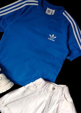 Футболка синя adidas