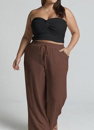 Льняні брюки палаццо wide leg comfort old navy usa  🇺🇸 5-6 xl