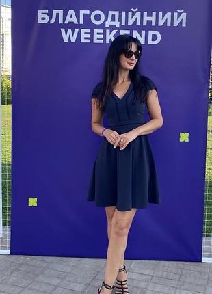Сукня темно-синя h&m