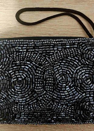 Кошелек ручной работы chanel из бисера