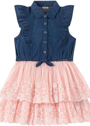 Платье calvin klein jeans 128/134см сарафан кружево