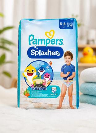 Pampers splashers 5-6 (14+ кг) — підгузки-трусики для плавання