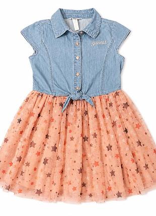 Плаття guess denim and stars 128/134/140 дитяча сукня на 8-10 років
