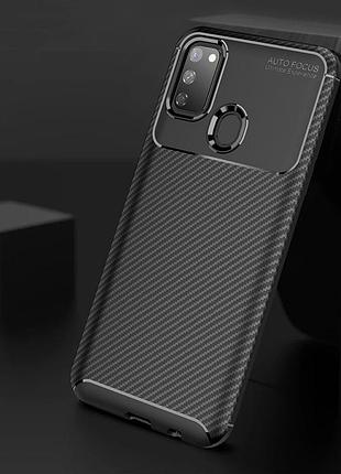Противоударный чехол autofocus samsung m21 чорний