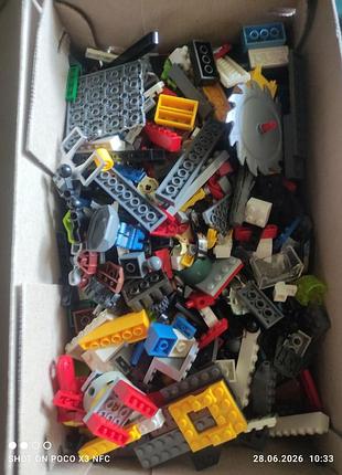 Конструктор lego (лего) мікс розсипом — 1,3 кг + деталі technic