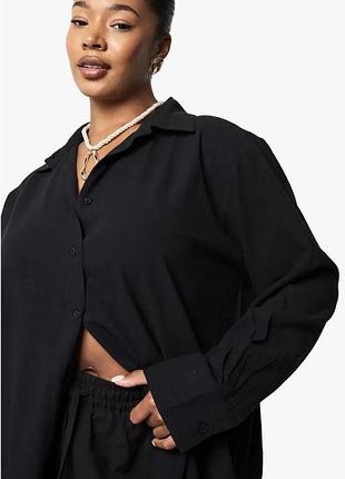 Нова стильна базова сорочка boohoo, великий розмір