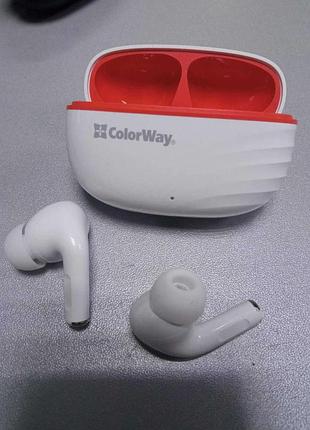 Наушники bluetooth-гарнитура б/у сolorway slim tws-5 арт.123460