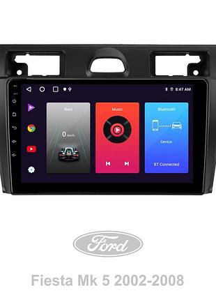 Штатна магнітола sigma f9216 2+32 gb ford fiesta mk vi 5 mk5 2002 - 2008 9"