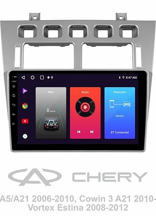 Штатная магнитола sigma f9216 2+32 gb chery a5 a21 2006-2010 cowin 3 a21 2010-2011 vortex estina 2008-2012 9"