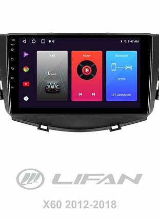 Штатна магнітола sigma f9216 2+32 gb lifan x60 2012-2018 9"