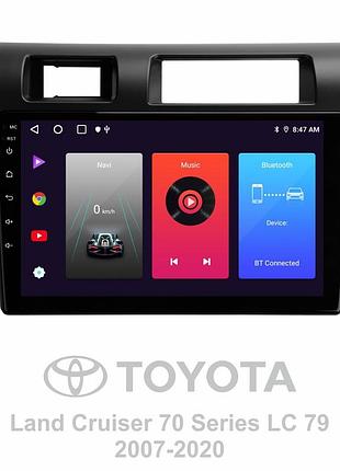 Штатная магнитола sigma f9216 2+32 gb toyota land cruiser 70 series lc 79 2007-2020 9"