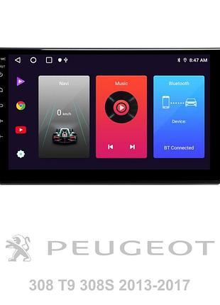 Штатная магнитола sigma f9216 2+32 gb peugeot 308 t9 308s 2013-2017 9"