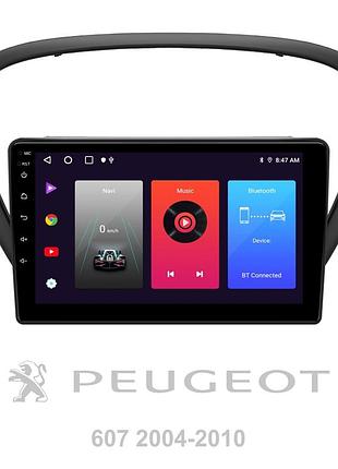 Штатна магнітола sigma f9216 2+32 gb peugeot 607 2004-2010 9"