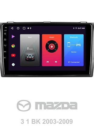 Штатна магнітола sigma f9216 2+32 gb mazda 3 1 bk 2003-2009 9"