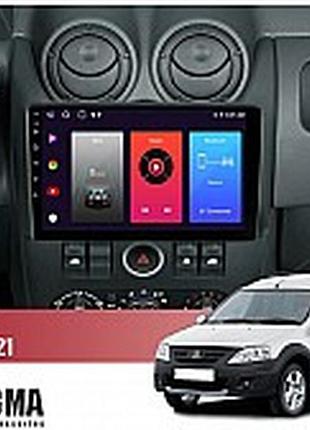 Штатна магнітола sigma f9216 2+32 gb lada largus 2012-2021 9"