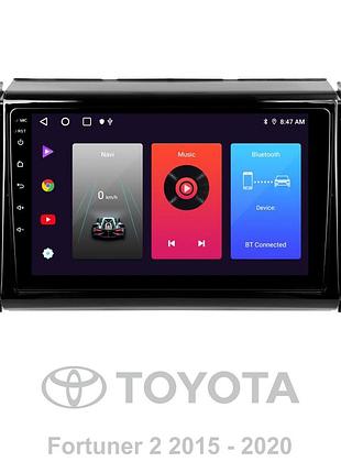 Штатна магнітола sigma f9216 2+32 gb toyota fortuner 2 2015-2018 9"