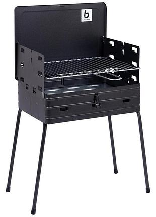 Гриль угольный bo-camp suitcase model black (8130030)