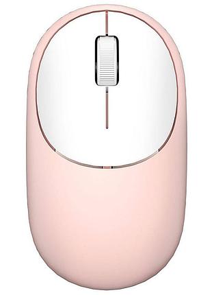 Мышь беспроводная wiwu wm107 bluetooth + 2.4g pink