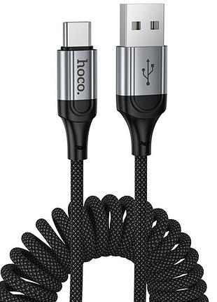 Дата кабель hoco x121 nuevo usb to type-c 3a (1.5m) black