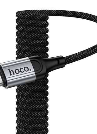 Дата кабель hoco x121 nuevo type-c to type-c 60w (1.5m) black 4