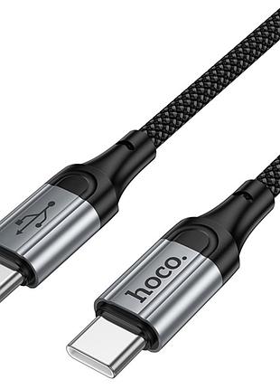 Дата кабель hoco x121 nuevo type-c to type-c 60w (1.5m) black 5