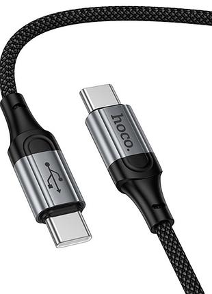 Дата кабель hoco x121 nuevo type-c to type-c 60w (1.5m) black 6