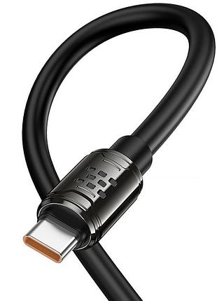 Дата кабель hoco u143 joy usb to type-c 5a (1.2m) black 6