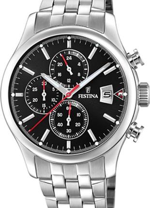 Годинник чоловічий festina f20374/3 timeless chronograph