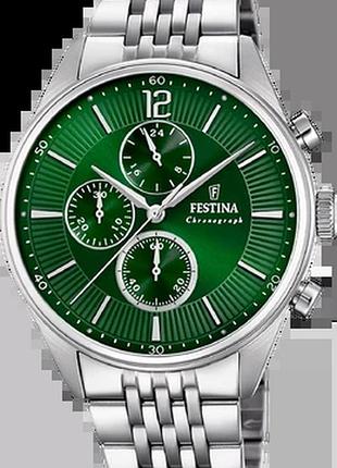 Годинник чоловічий festina f20285/8 timeless chronograph