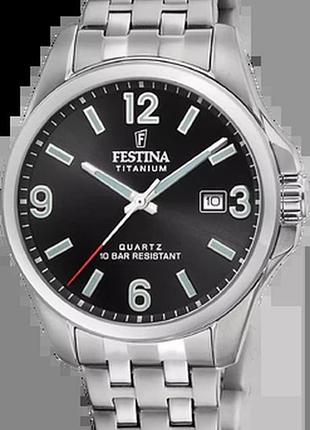 Годинник чоловічий festina f20696/3 titanium