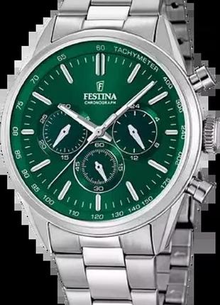 Годинник чоловічий festina f16820/r timeless chronograph