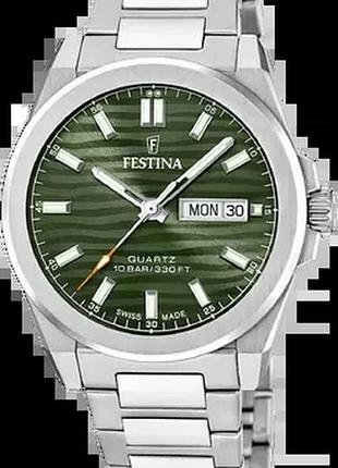 Годинник чоловічий festina f20073/4 dune swiss made