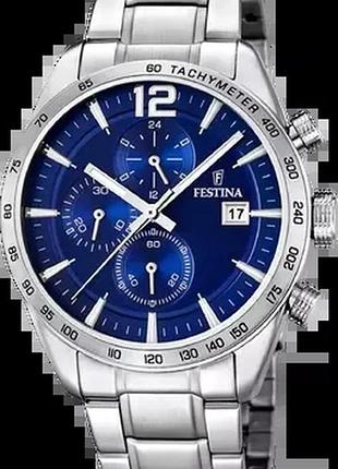 Годинник чоловічий festina f16759/3 timeless chronograph