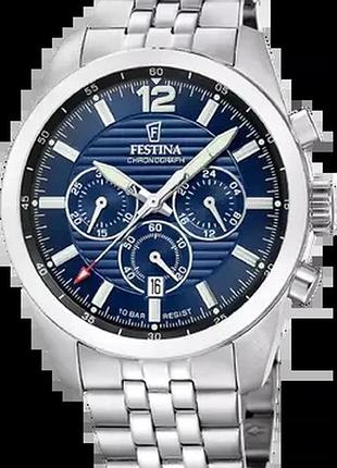 Годинник чоловічий festina f20742/4 timeless chronograph
