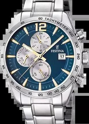 Годинник чоловічий festina f16759/7 timeless chronograph