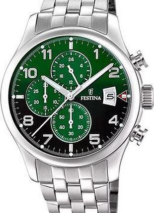 Годинник чоловічий festina f20374/7 timeless chronograph