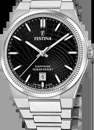 Годинник чоловічий festina f20051/6 rive swiss made