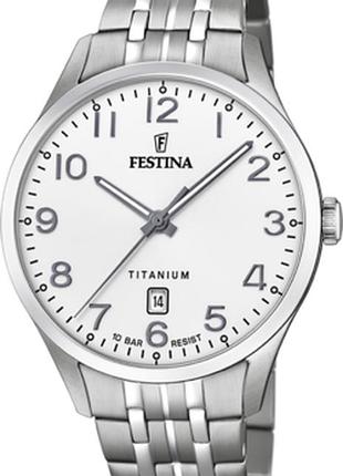 Годинник чоловічий festina f20466/1 titanium
