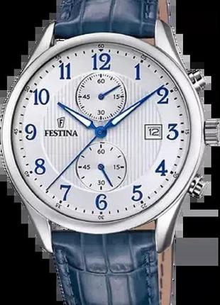 Часы мужские festina f6855/a timeless chronograph
