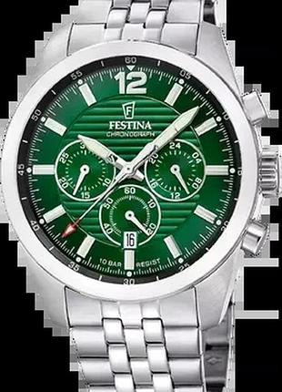 Годинник чоловічий festina f20742/5 timeless chronograph