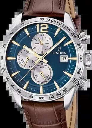 Годинник чоловічий festina f16760/7 timeless chronograph