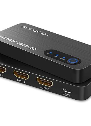 Перемикач hdmi switch avidgram ag5sw21bs