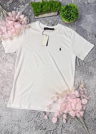 Футболка polo ralph lauren мужская белая футболка polo ralph lauren с логотипом мужская летняя повседневная (s-xl)