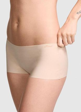 Жіночі трусики victoria's secret (2976786451) no-show boyshort xs бежеві